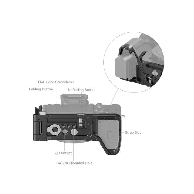 SMALLRIG 3984 FOLDABLE L-PLATE - SONY A7V, A7SIII