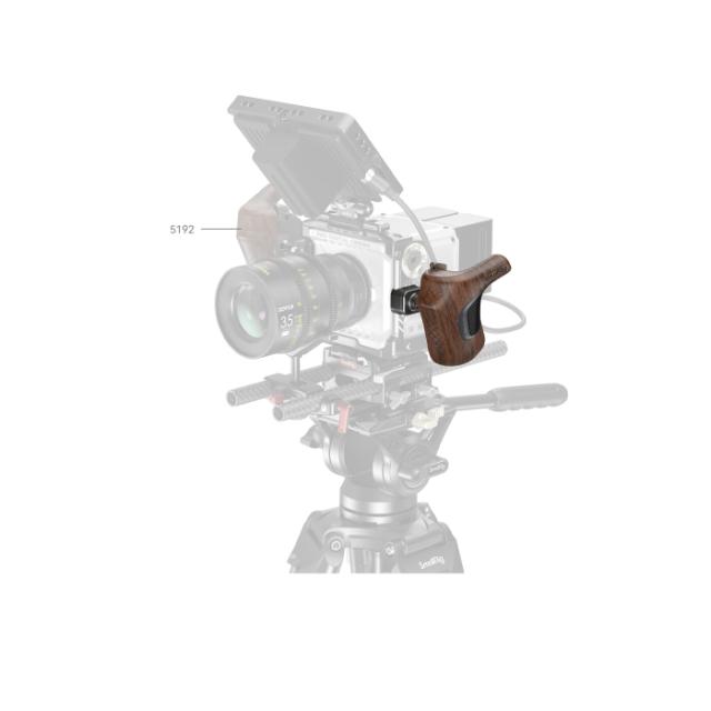 SmallRig 5161 NATO Wooden Handle Left Side