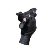 VALLERRET LEATHER PHOTOGRAPHY GLOVE BLACK XS
