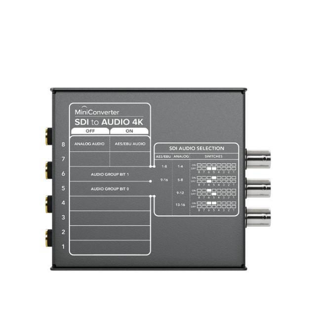 BLACKMAGIC MINI CONVERTER SDI TIL AUDIO 4K