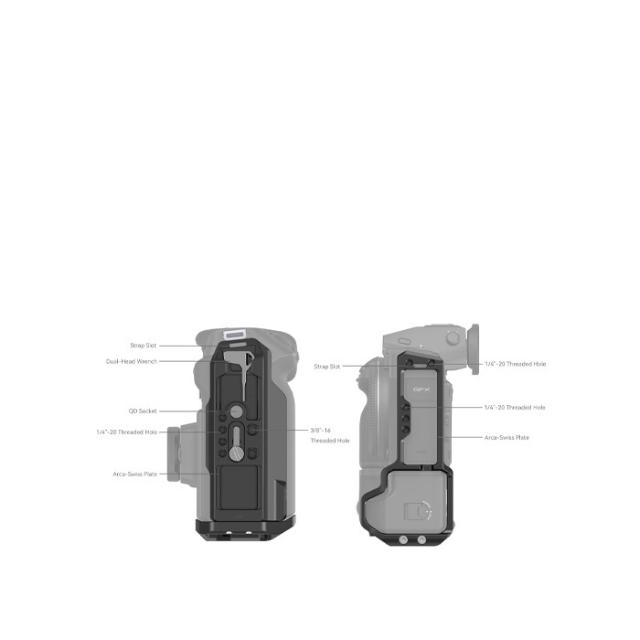 SMALLRIG 4203 LSHAPE MOUNTPLATE FOR GFX100II W BG