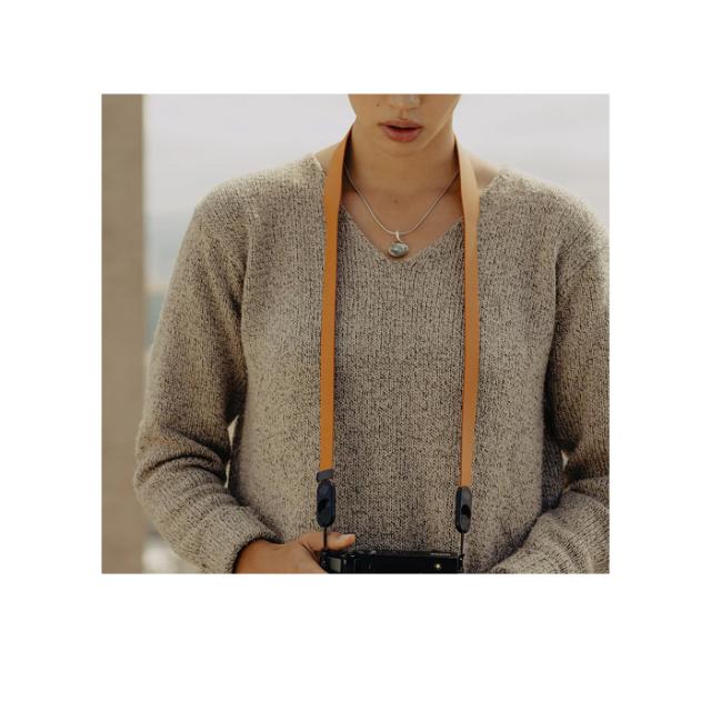 Peak Design Form Leather Strap Standard Amber