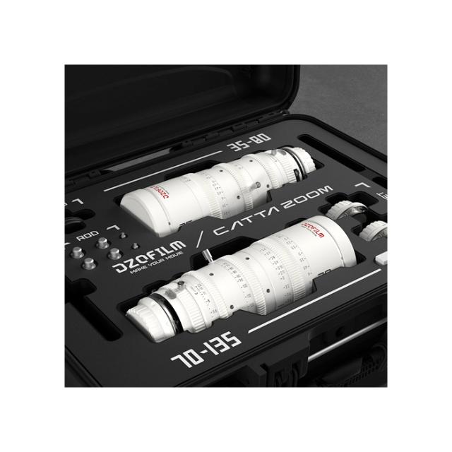 DZO CATTA KIT 35-80 & 70-135MM T2.9 WHITE E/RF