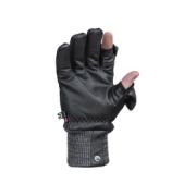 VALLERRET LEATHER PHOTOGRAPHY GLOVE BLACK XS