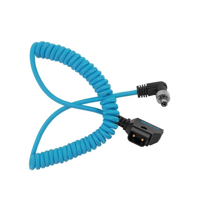 KONDOR BLUE COILED D-TAP TO LOCKING DC 2.1MM R.ANG