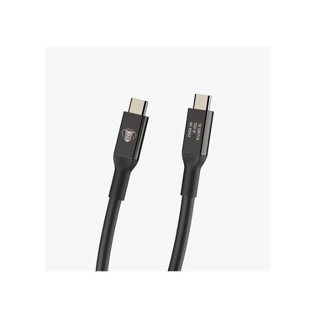 COBRAUNION USB-C TO USB-C STRAIGHT 5M, 10G BLACK