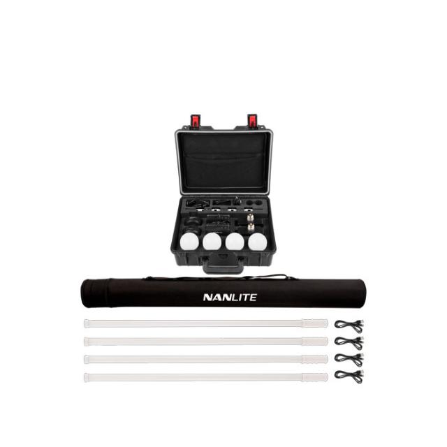 NANLITE PAVOTUBE T8-7X 4 LIGHT KIT