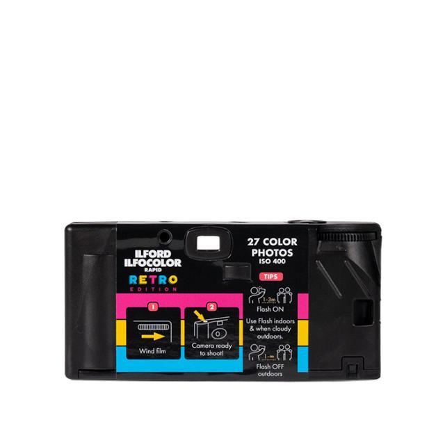 ILFORD ILFOCOLOR SINGLE USE CAMERA RAPID RETRO EDT