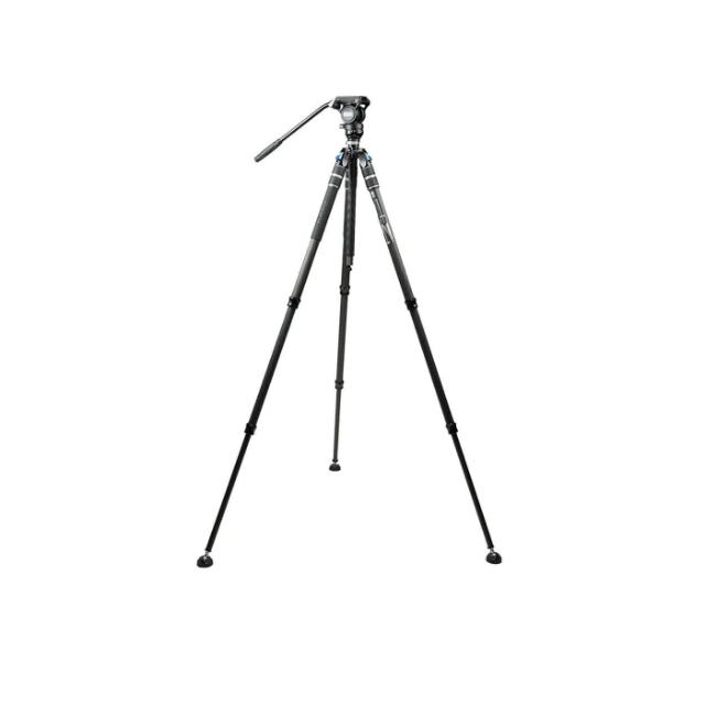 Sirui One Step Height Adjustment Carbon Video Trip