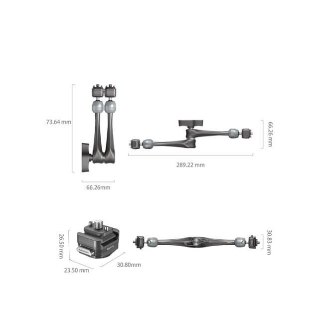 SMALLRIG S4489 HAWKLOCK H21 ROSETTE MAGIC ARM 11