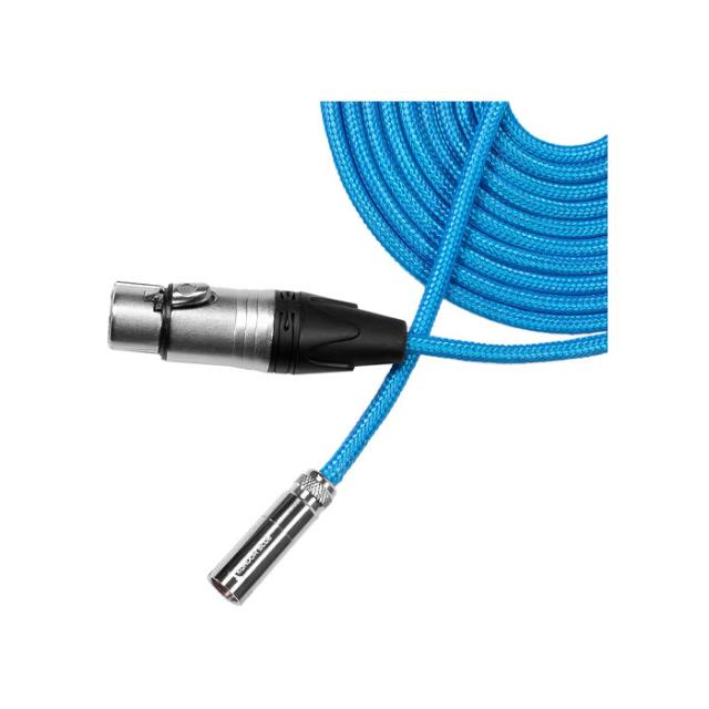 KONDOR BLUE MINI XLR MALE TO XLR FEMALE, 300CM