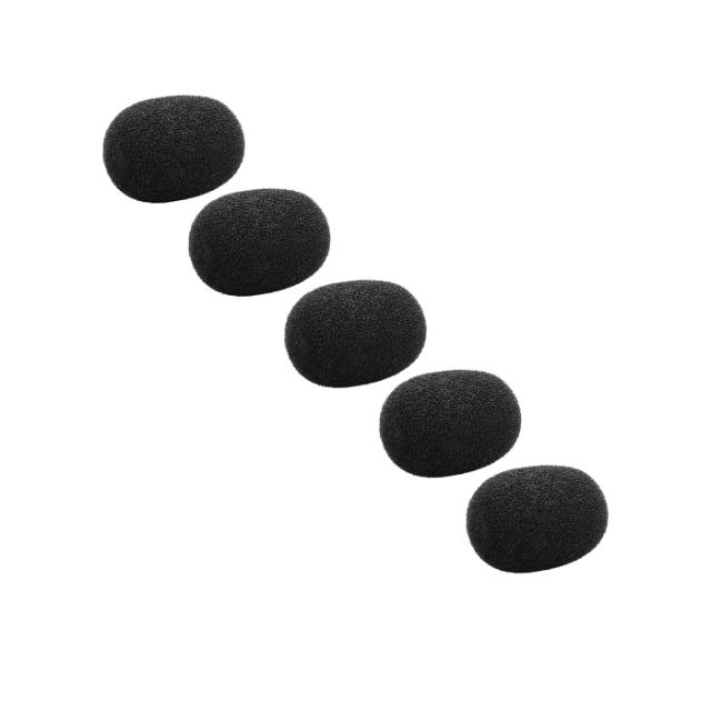 DPA MINIATURE FOAM WINDSCREEN BLACK, 5 PCS