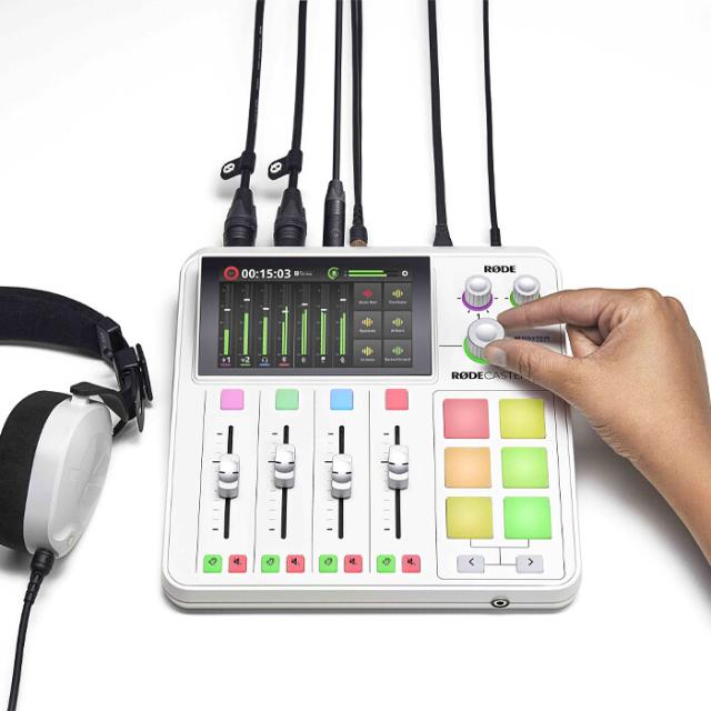 RØDE RØDECASTER DUO WHITE COLLECTION