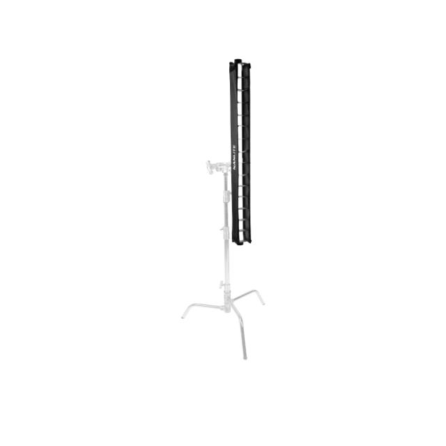 NANLITE BARNDOOR W. EGGCRATE FOR PAVOTUBE II 30X