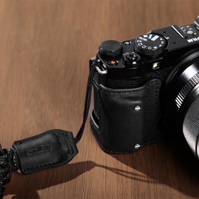 SMALLRIG 4879 LEATHER HALF CASE KIT X-M5 BLACK