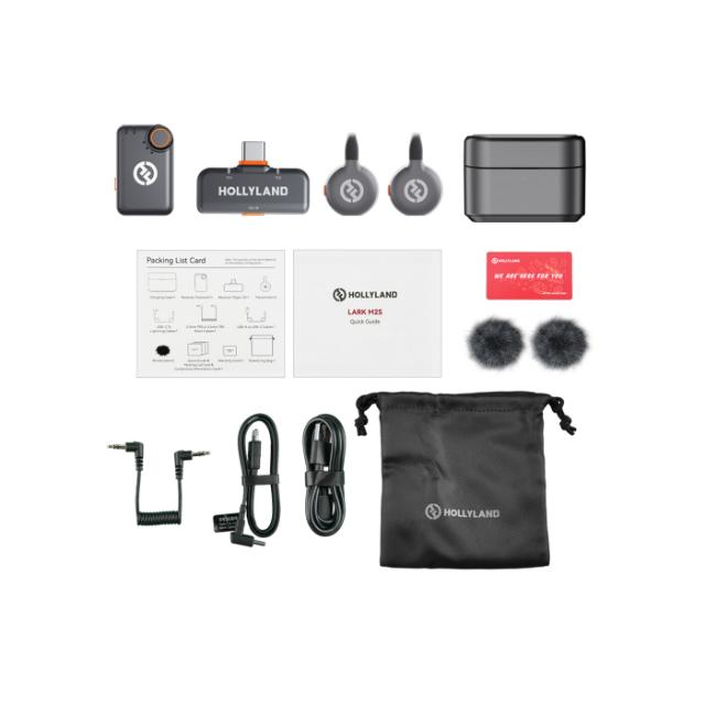 HOLLYLAND LARK M2S COMBO WIRELESS MICROPHONE