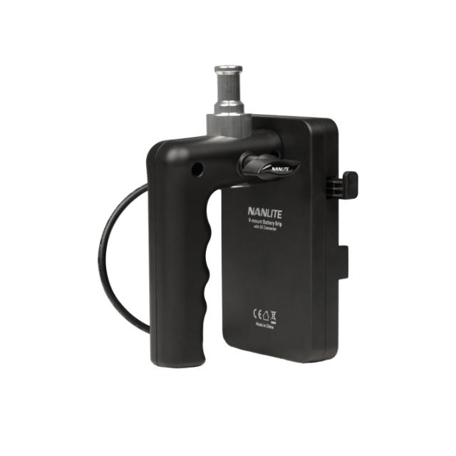 NANLITE V-MOUNT BATTERY GRIP WITH DC CONNECTOR