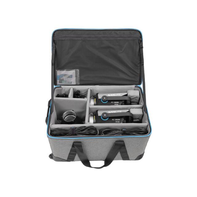 NANLITE FC-300B 2 LIGHT KIT WITH TROLLEY