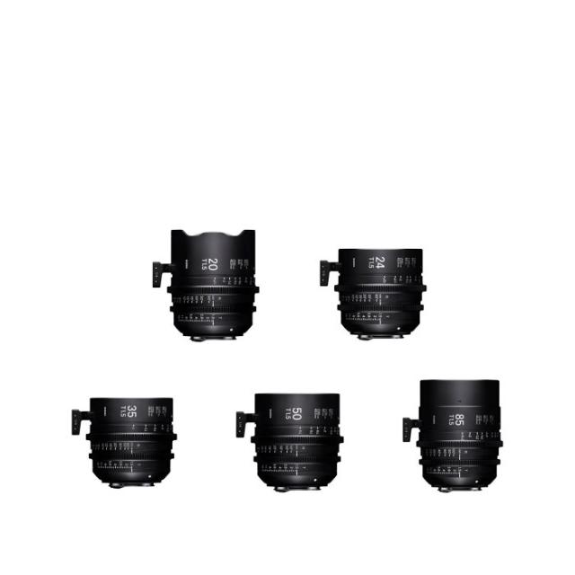 SIGMA CINE FIVE PRIME LENSES KIT CANON EF-MOUNT
