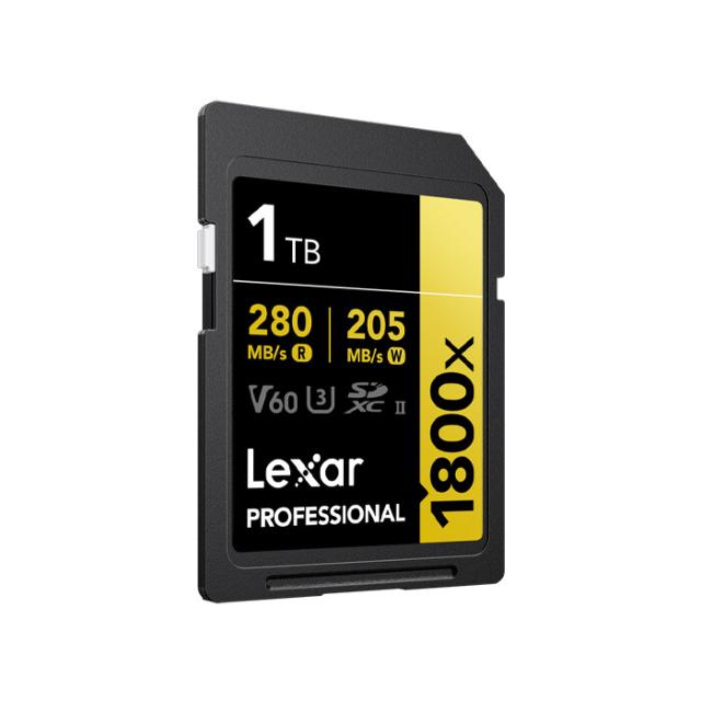 LEXAR SD 1TB PRO 1800X U3 V60 UHS-II R280/W210