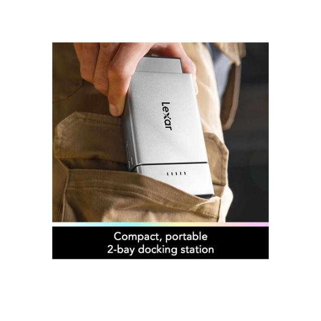LEXAR WORKFLOW GO FOR 2 MODULE BAY WITH BATTERY