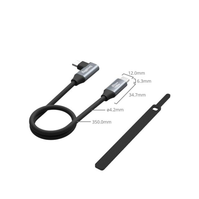 SMALLRIG 4790 USB-C TO USB-C ANGLED 35CM