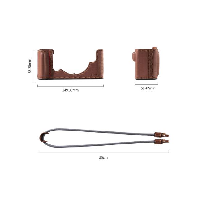 SmallRig 5096 Leather Case Kit for Nikon Z f Brown