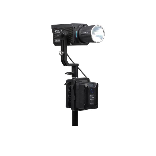 NANLITE V-MOUNT BATTERY GRIP WITH XLR CONNECTOR