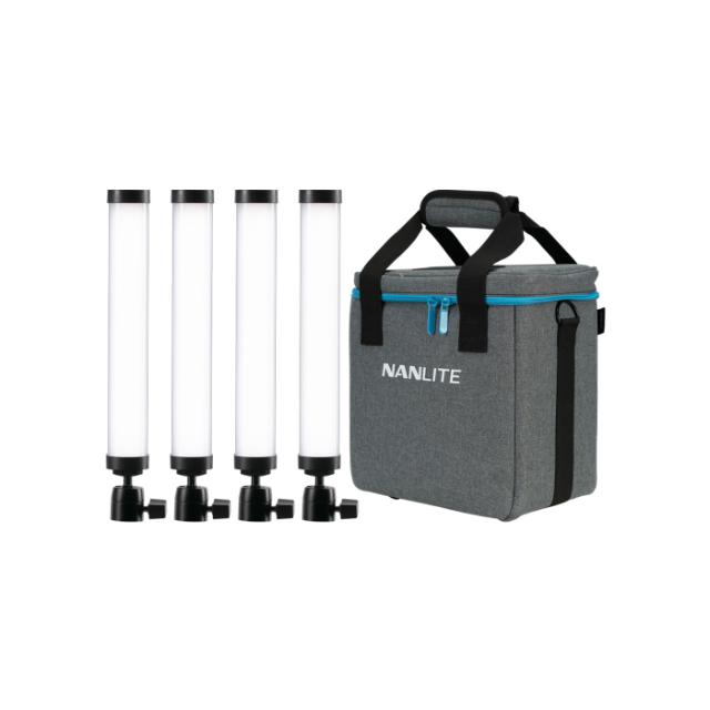 NANLITE PAVOTUBE II 6C - 4 LIGHT KIT WITH BAG