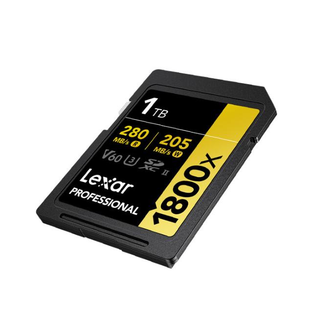 LEXAR SD 1TB PRO 1800X U3 V60 UHS-II R280/W210